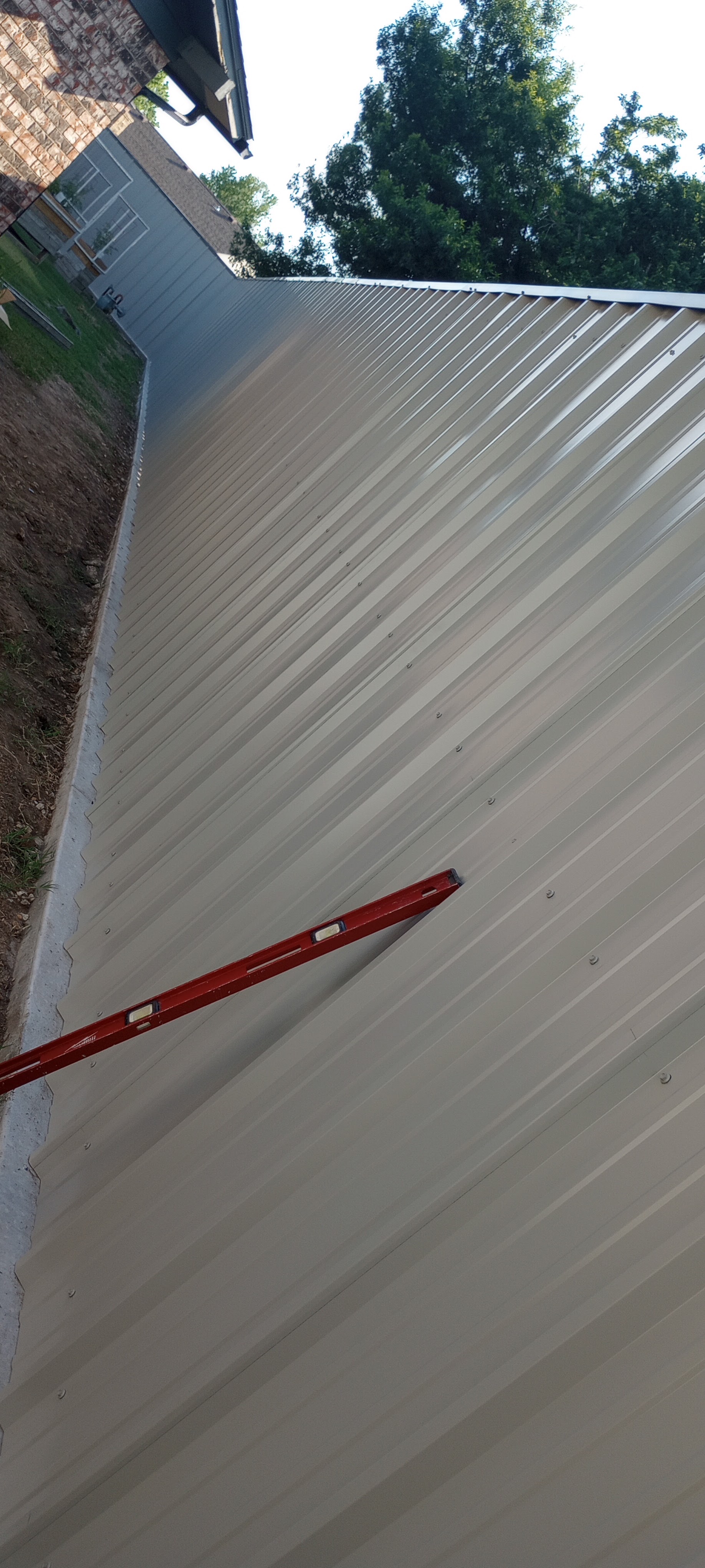 Metal fence by Forever Carports
